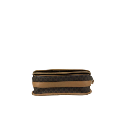 CELINE Macadam Blason Shoulder bag Brown Vintage rtiv5k