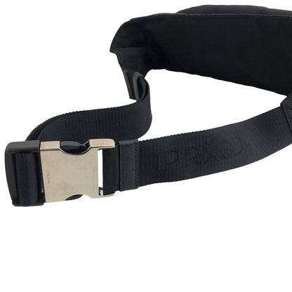 PRADA Triangle Logo Shoulder bag Sling bag Black Vintage dmm36r