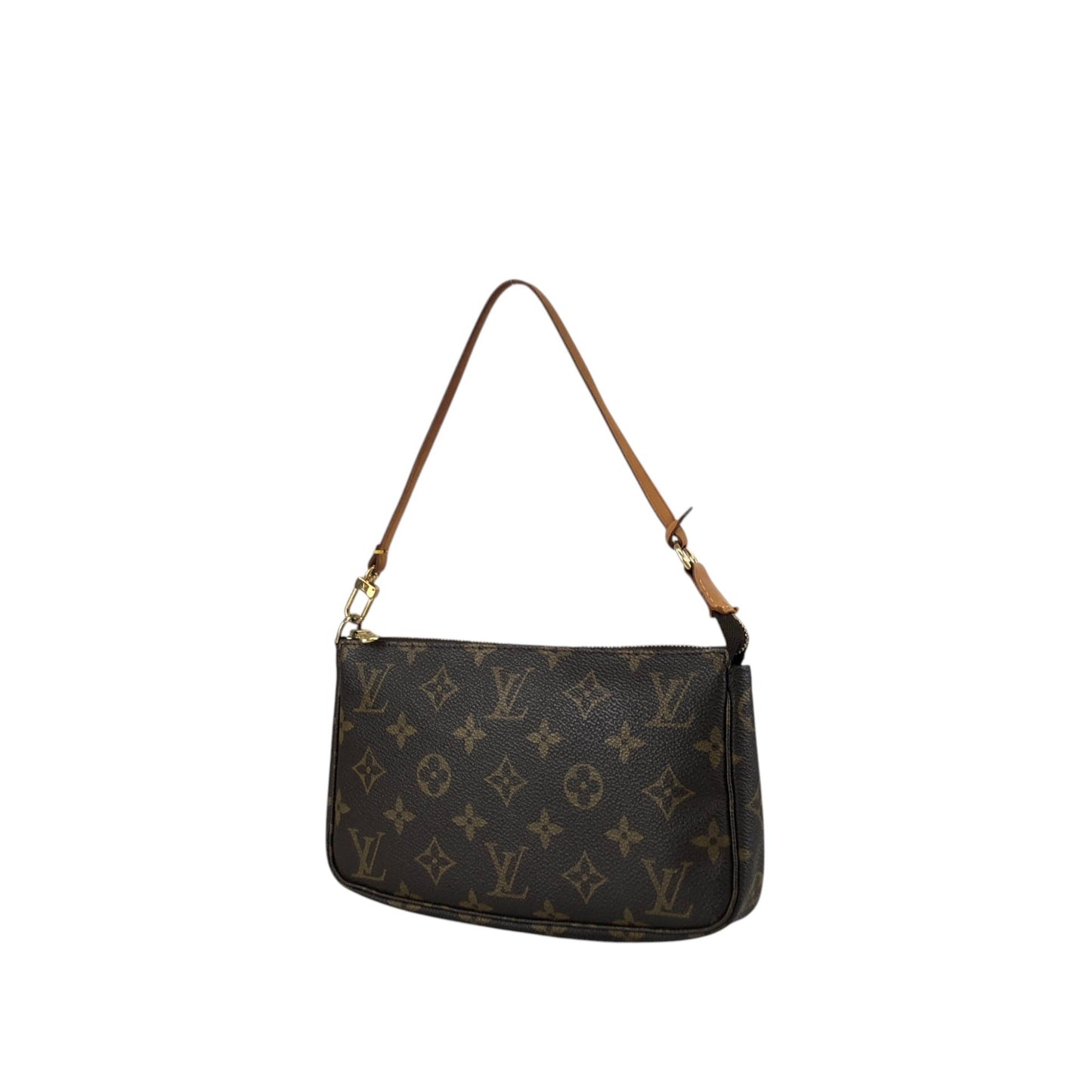 LOUIS VUITTON Monogram Handbag Brown M51980 Vintage vct2e6