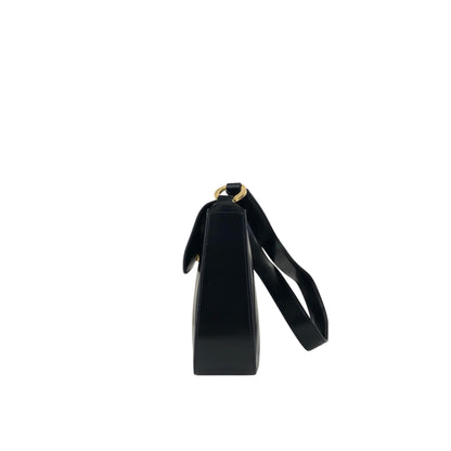 Christian Dior Logo Shoulder bag Black Vintage n2ss5w