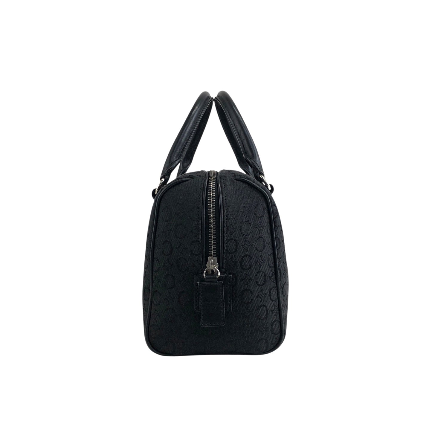 CELINE Small Boston bag Handbag Black Vintage w8thgk