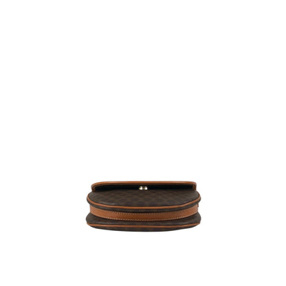 CELINE Macadam Blason Shoulder bag Brown Vintage n6642d