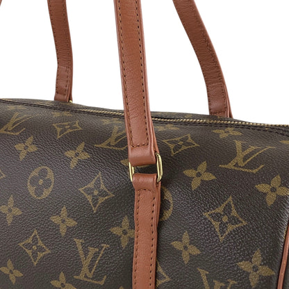 LOUIS VUITTON Monogram Handbag Brown Vintage suazrs