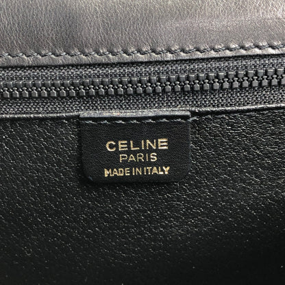 CELINE Gancini Shoulder bag Black Vintage hpbtja