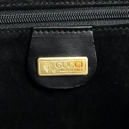 GUCCI Charm Shoulder bag Black Vintage cn224w