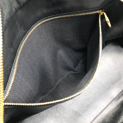 LOEWE Amazona36 Anagram Boston bag Handbag Black Vintage gwsi3e
