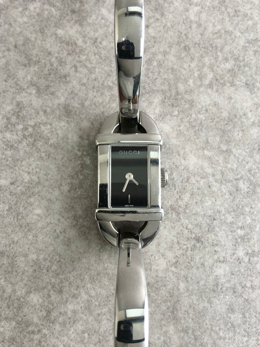 GUCCI Quartz Watch Silver 6800L Vintage jyzj4n