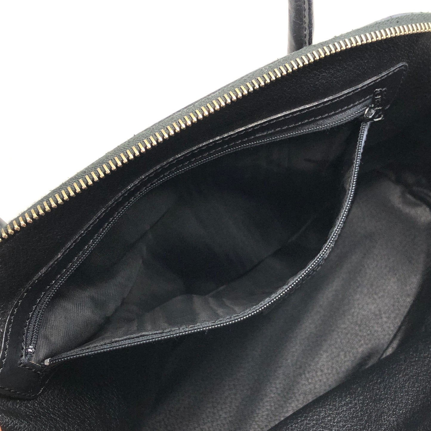 CELINE Two-way Handbag Shoulder bag Black Vintage g2y6rw