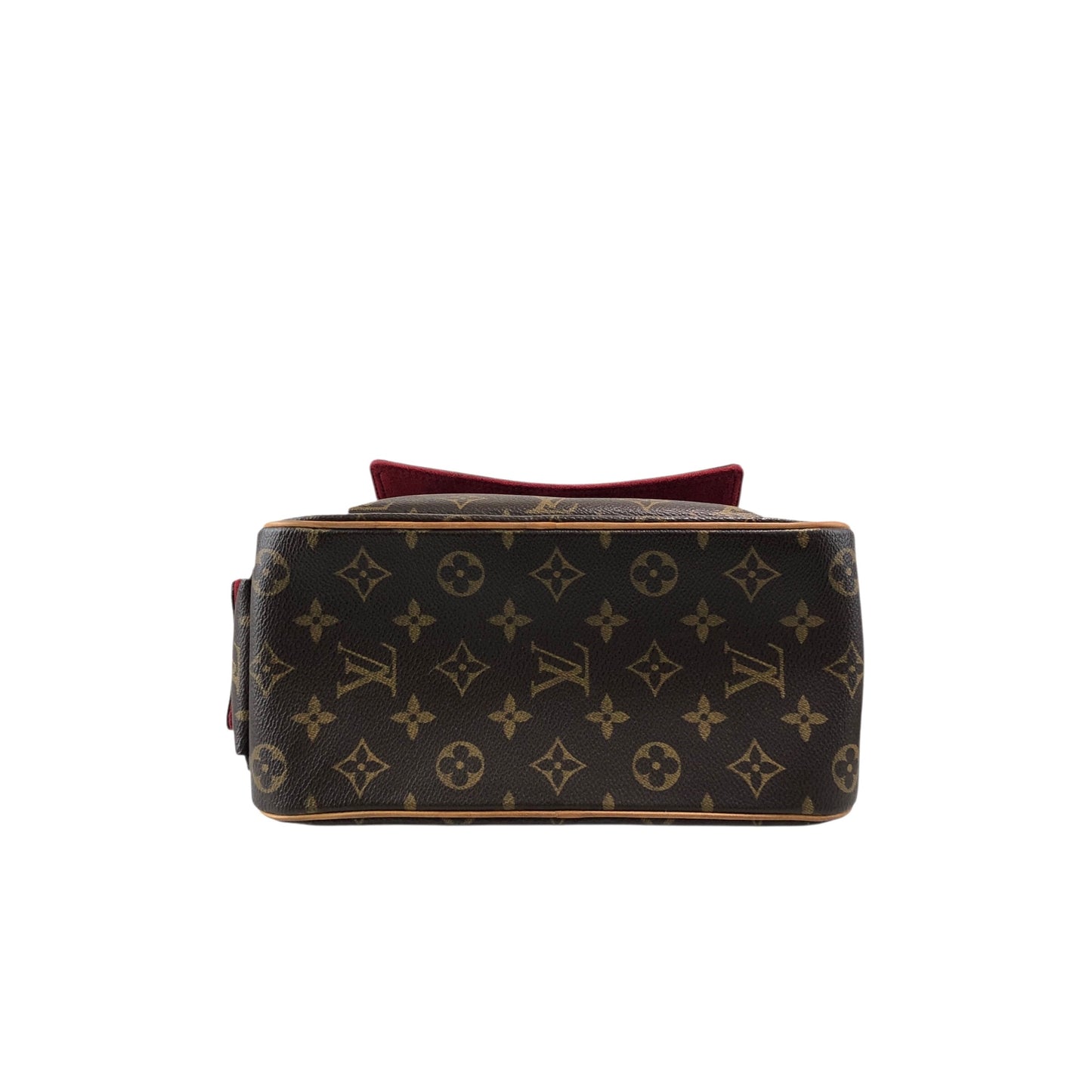 LOUIS VUITTON Monogram Handbag Brown M51161 Vintage vzg5g4