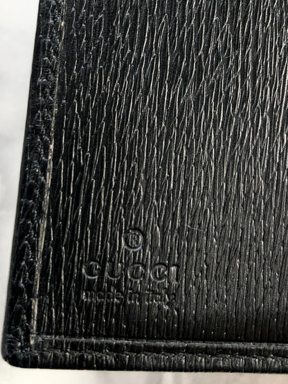 GUCCI Jackie Folded Wallet Black Vintage zawye6