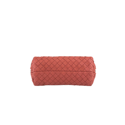 Bottega Veneta Intrecciato Pouch Red Brown Vintage fyjhr7