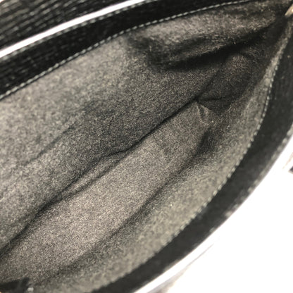 LOEWE Logo Embossed Handbag Black Vintage ycdaui