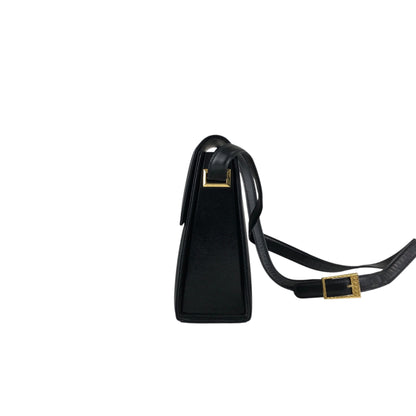 Christian Dior CD Logo Shoulder bag Black Vintage 28ek6f