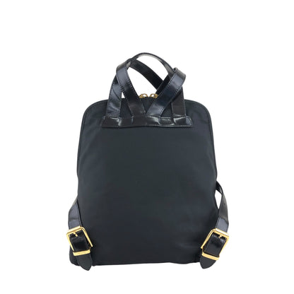 CELINE Circle Logo Backpack Black Vintage zj52k6