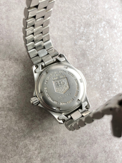 TAG Heuer Quartz Watch Silver Professional 200 wk1311 Vintage j455hr