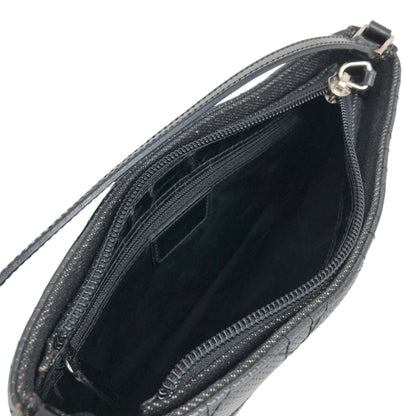 Christian Dior Cannage Small Shoulder bag Black Vintage p5ui7r
