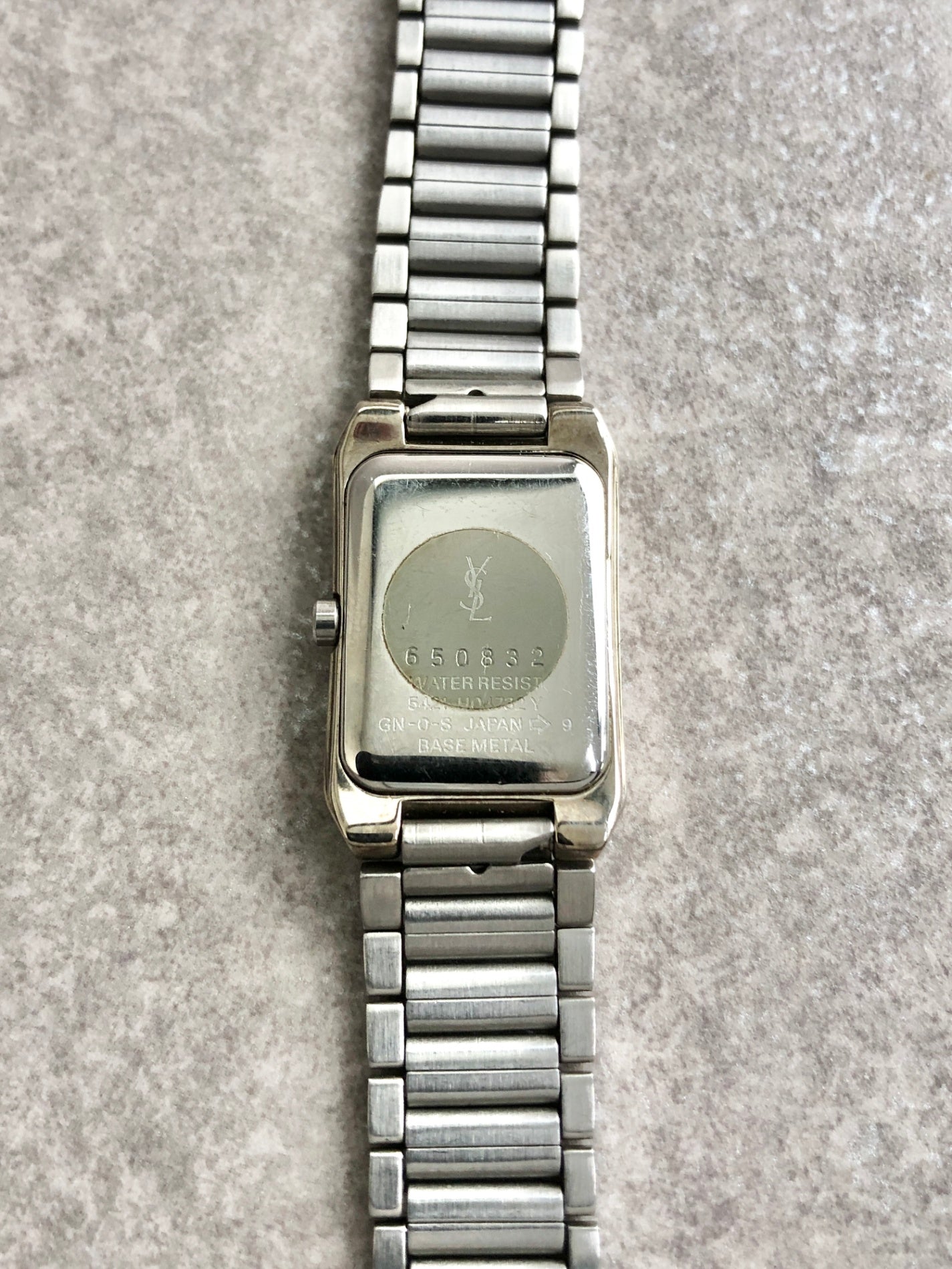 Yves Saint Laurent Watch Silver Vintage 3s3tmn