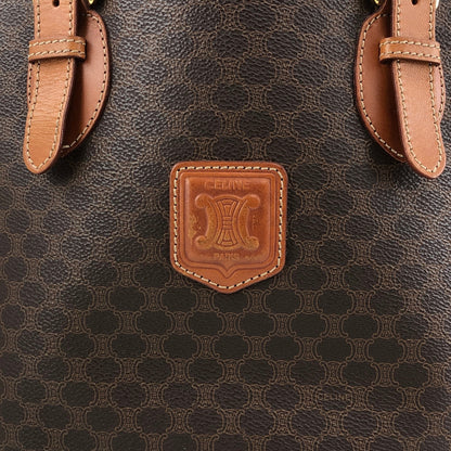 CELINE Macadam Blason Totebag Brown Vintage inkg8a