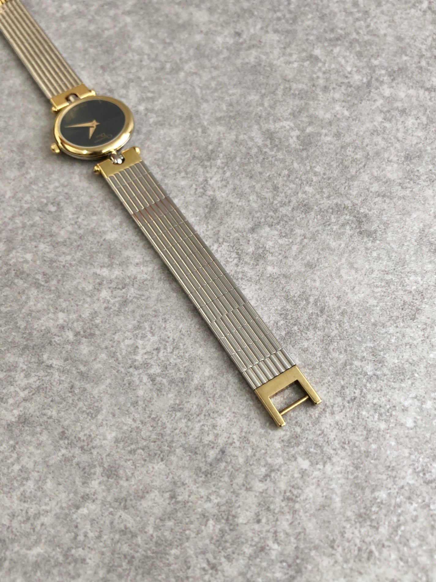 Christian Dior Quartz Watch Silver×Gold 3025 Vintage irm46k