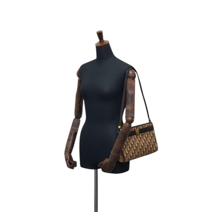 Christian Dior Trotter Shoulder bag Brown Vintage whe6e8