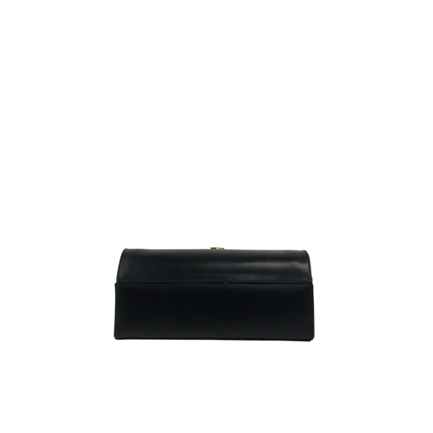 CELINE Circle Logo Shoulder bag Black Vintage ee7fti