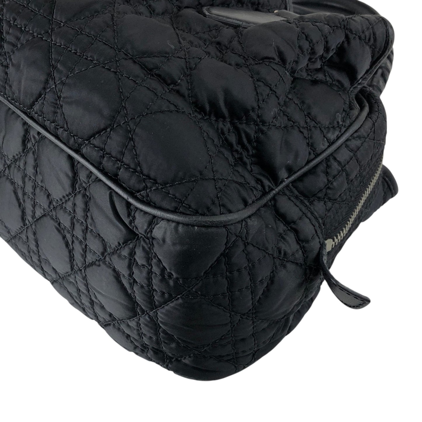 Christian Dior Charm Handbag Black Vintage ks7pis