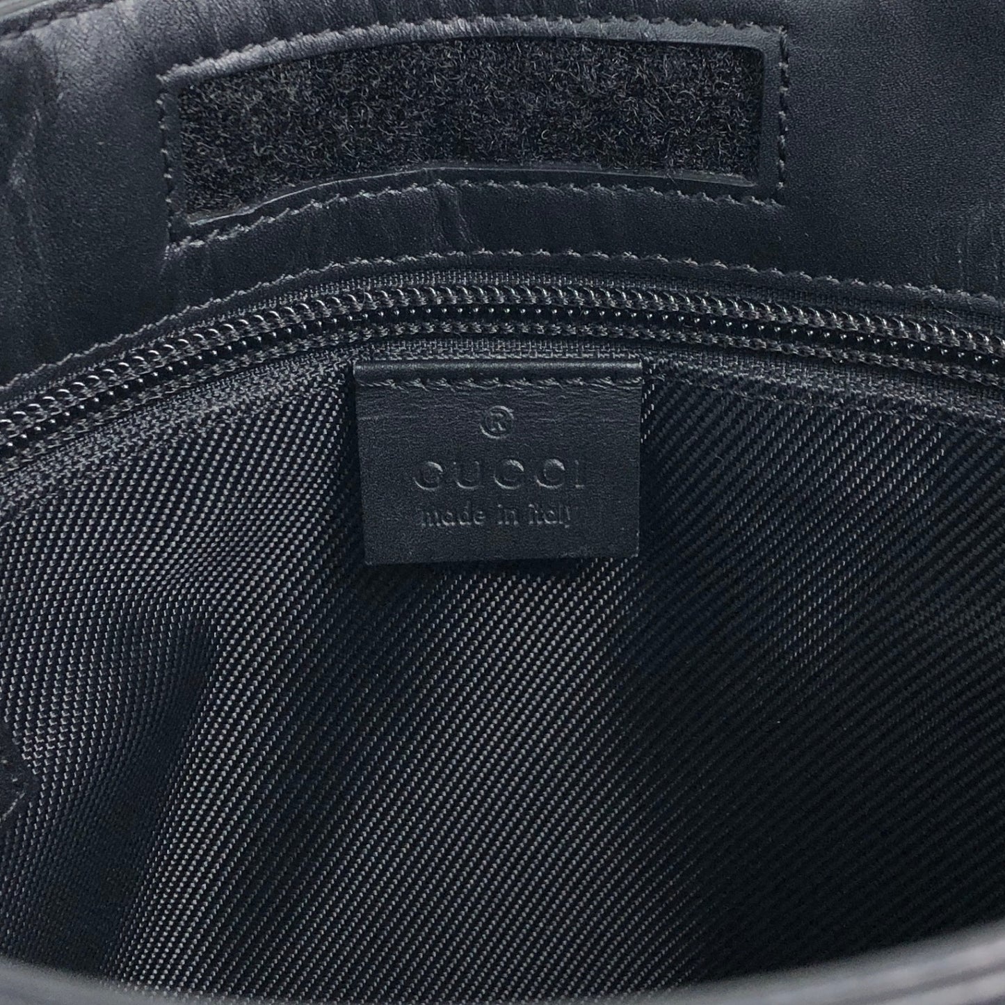 GUCCI GG Canvas Shoulder bag Black Vintage uzkpxi