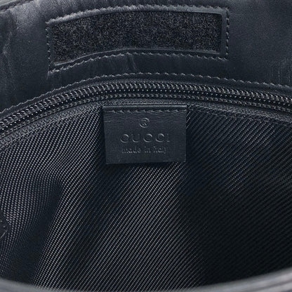 GUCCI GG Canvas Shoulder bag Black Vintage uzkpxi