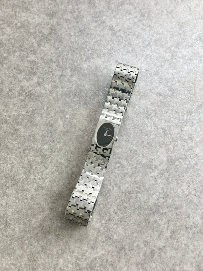 Christian Dior Logo Bangle Quartz Watch Silver D70-100 Vintage jymbmu