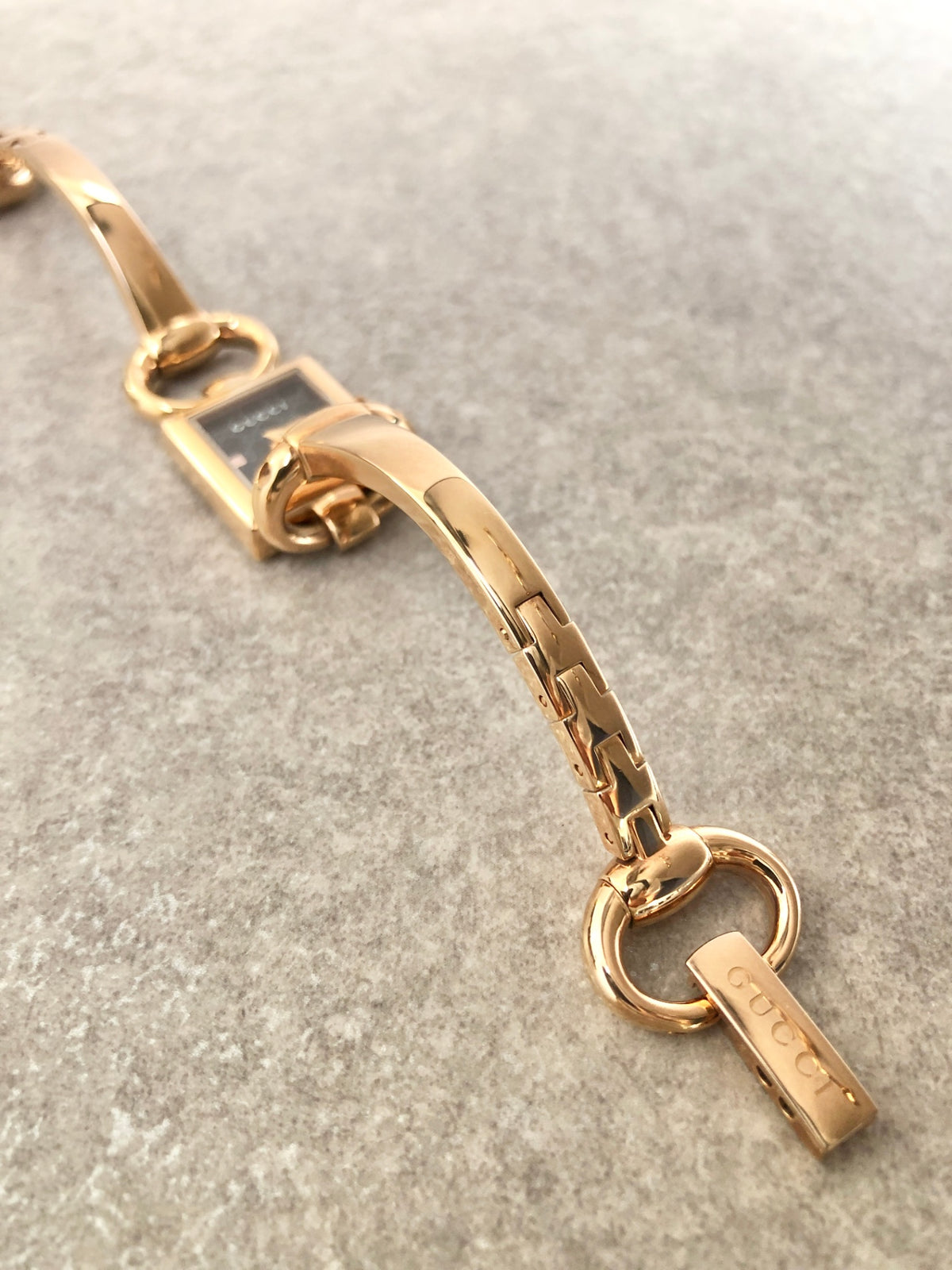 GUCCI Quartz Watch Gold Vintage　YA120521 wtdb2a
