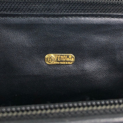 FENDI Zucca Two-way Small Boston bag Shoulder bag Black Vintage prhk66