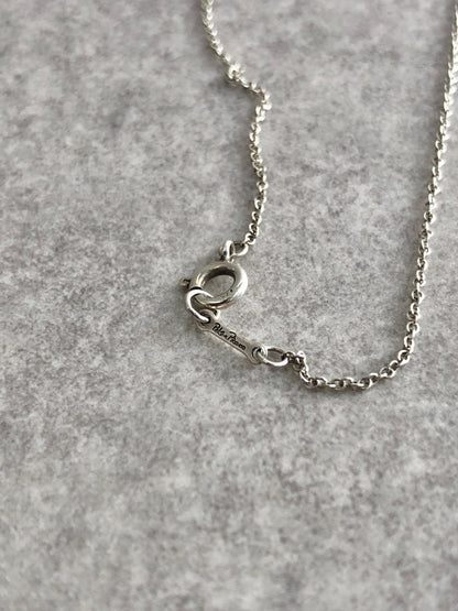 Tiffany & Co. Cross Motif SILVER925 Necklace Silver Vintage k35ft3