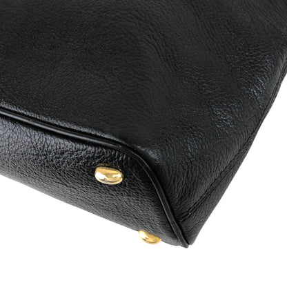 CELINE Toggle Clasp Shoulder bag Totebag Black Vintage hvdkxg