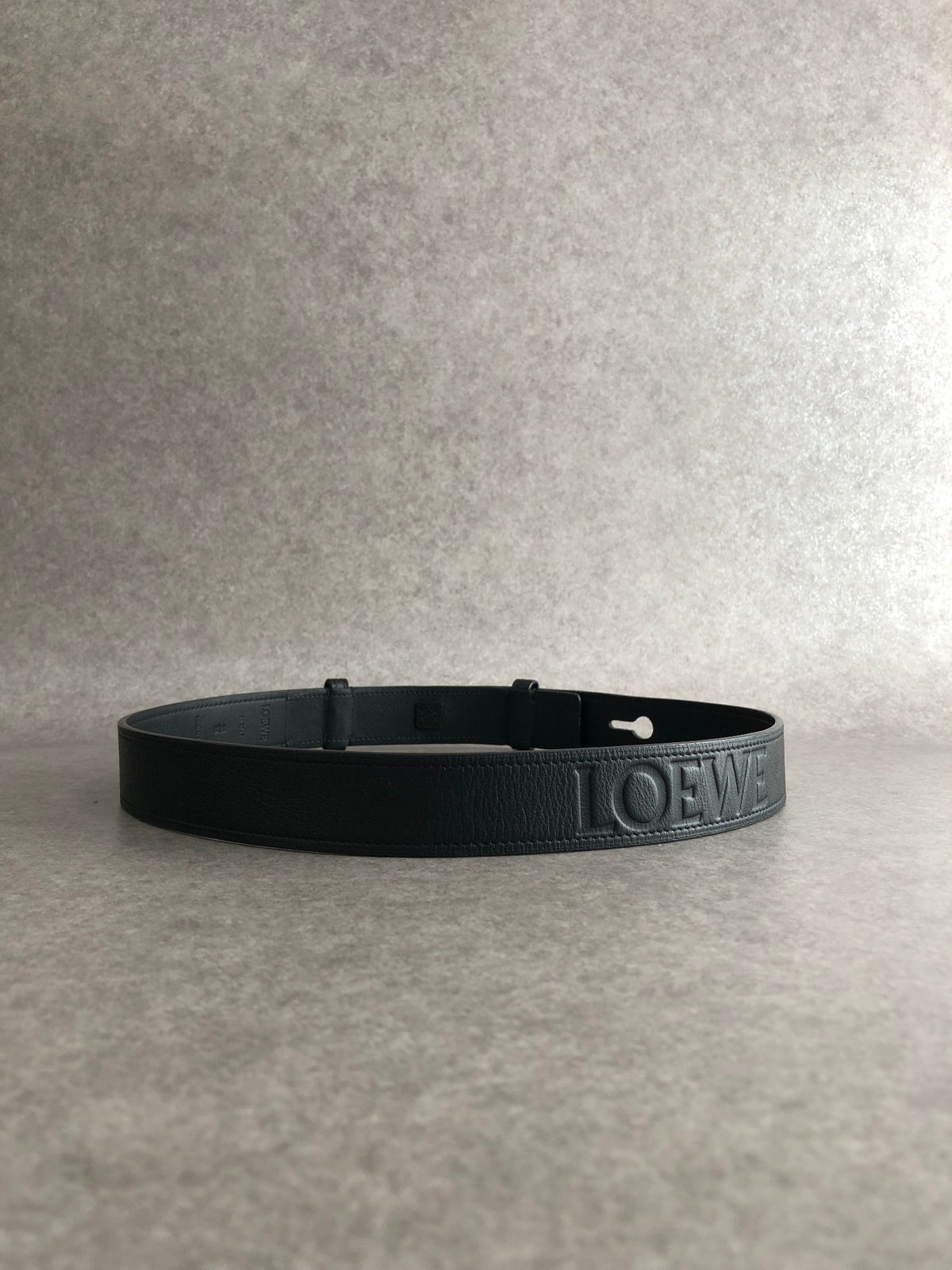 LOEWE Anagram Belt Black Vintage mfjw67