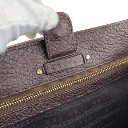 CELINE Blason Totebag Brown Vintage 7dzt2e