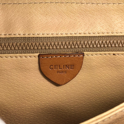 CELINE Macadam Blason Shoulder bag Brown Vintage emwcwc