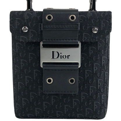 Christian Dior Street Chic Small Handbag Vanity bag Black Vintage 525v32