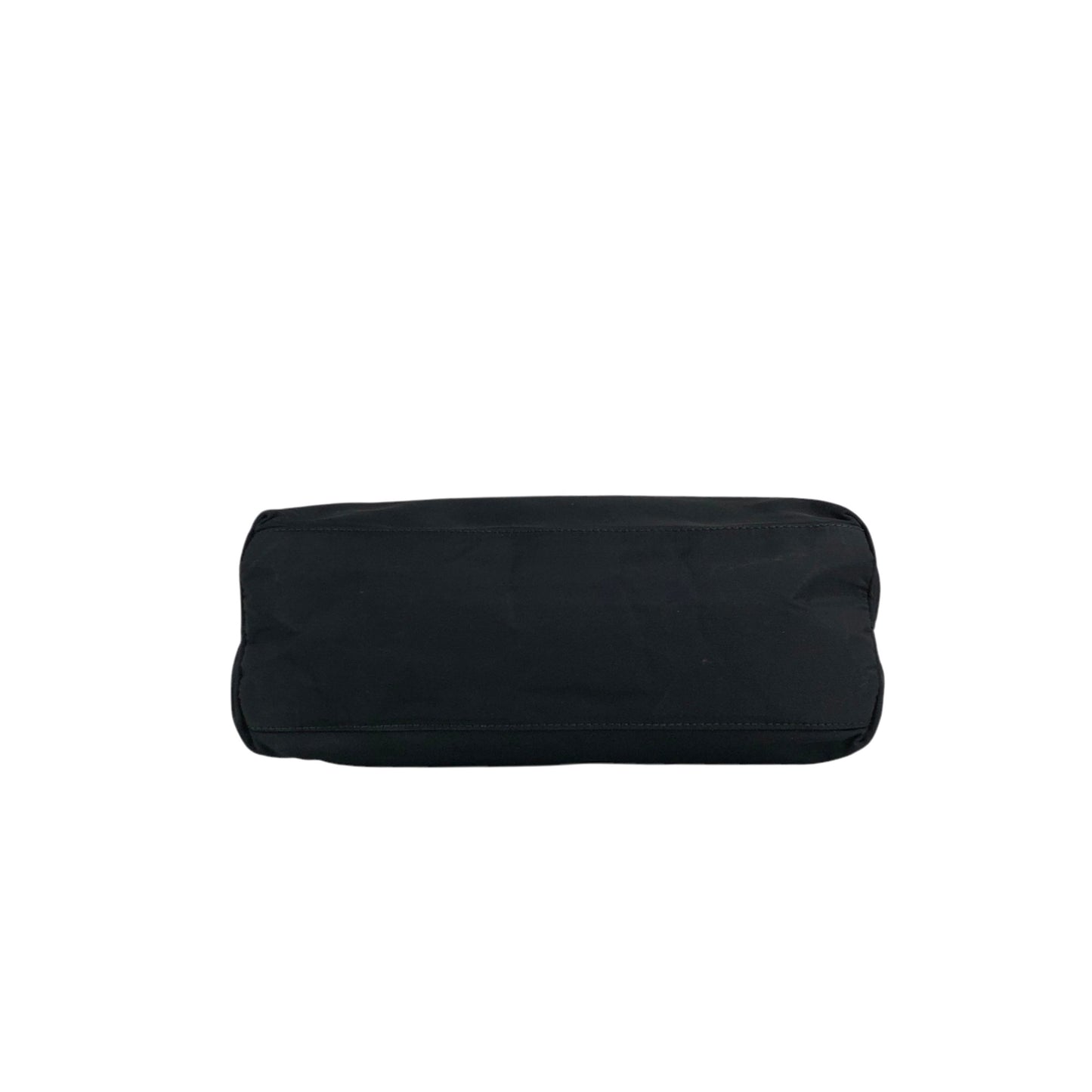 PRADA Tessuto Triangle Logo Totebag Black Vintage wen6ju