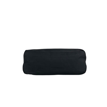 PRADA Tessuto Triangle Logo Totebag Black Vintage wen6ju