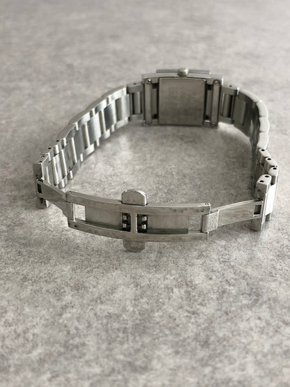 GUCCI Logo Quartz Watch Silver 7900P Vintage 4dstrr