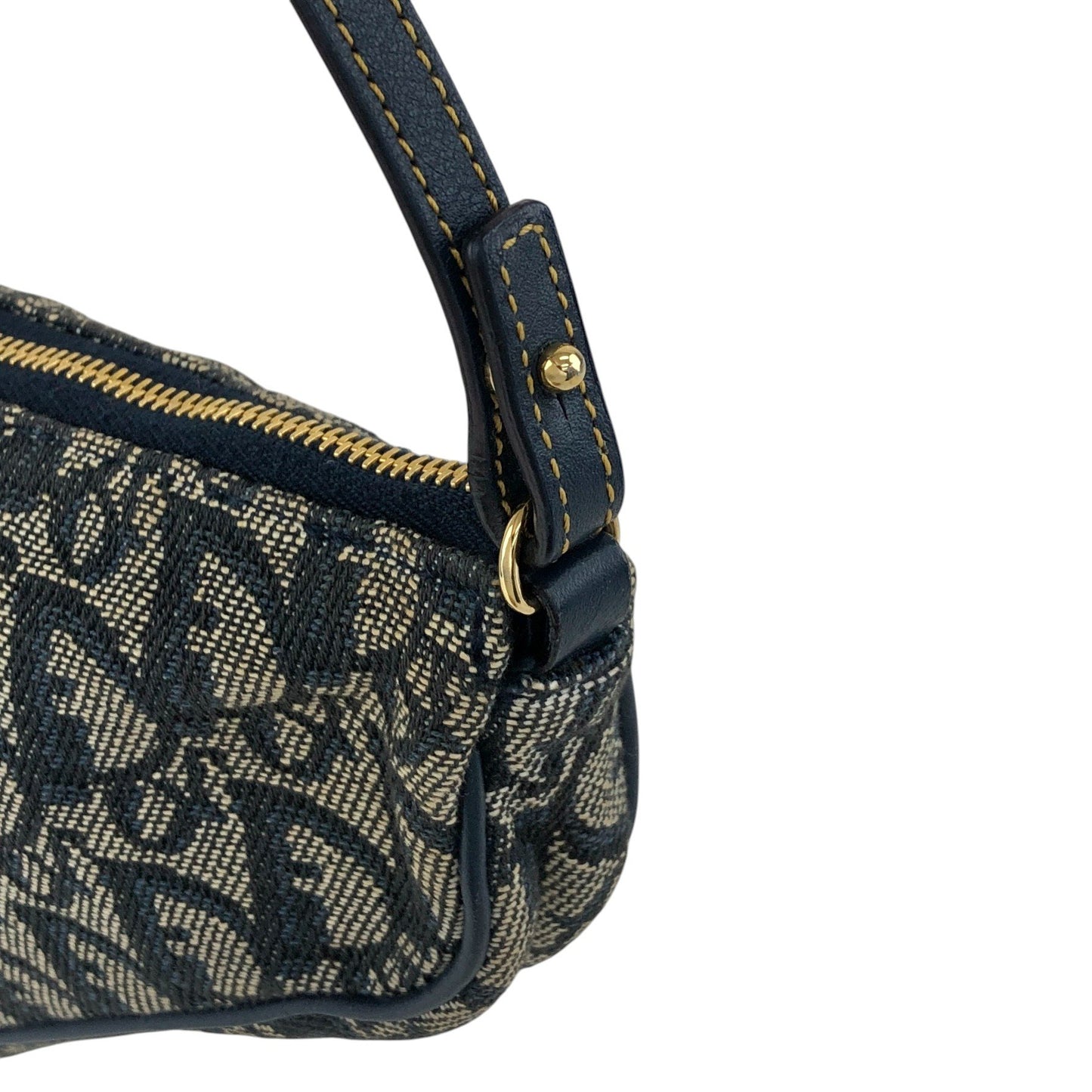 Christian Dior Trotter Shoulder bag Navy Vintage rdybbf