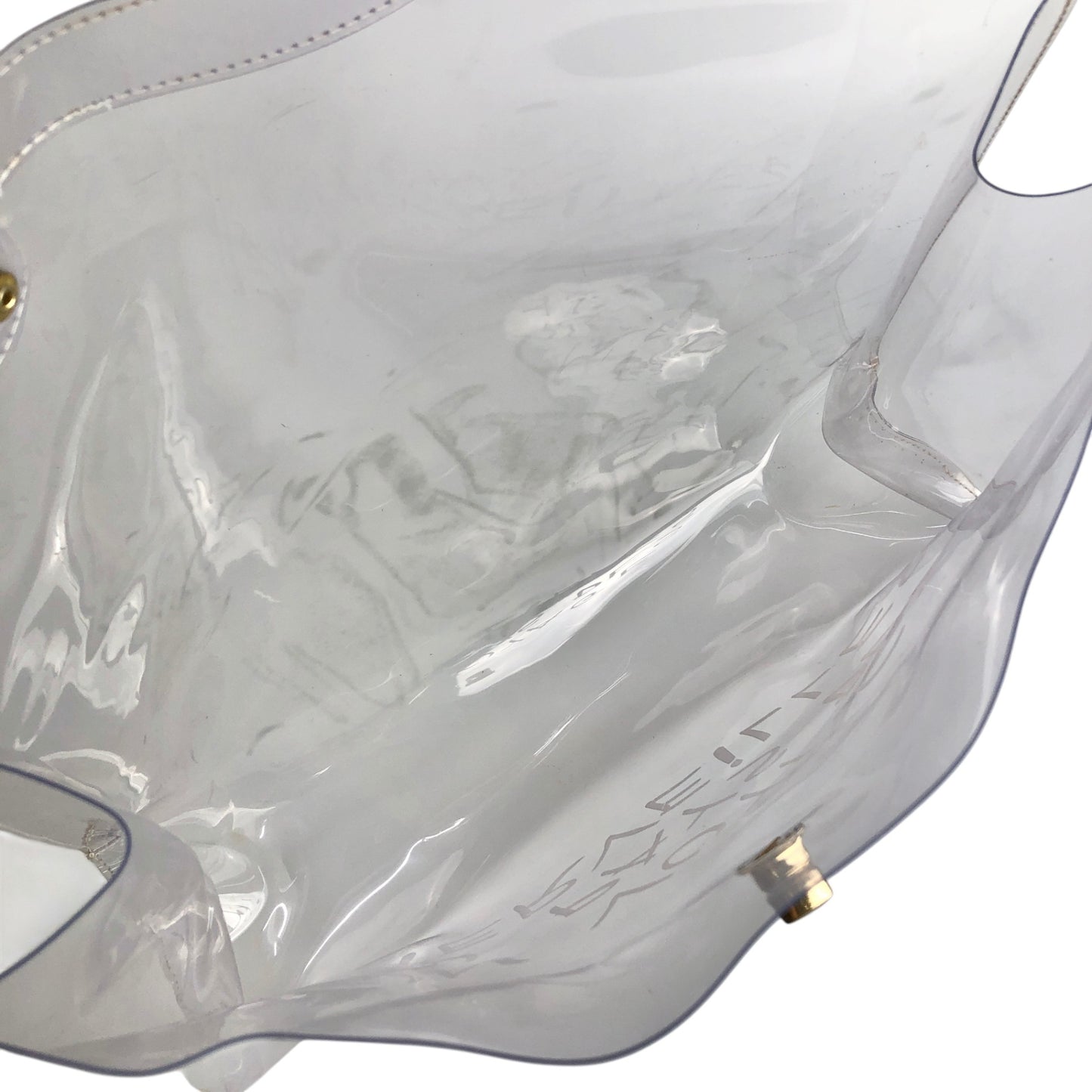 HERMES Handbag Clear Vintage 3a5dab