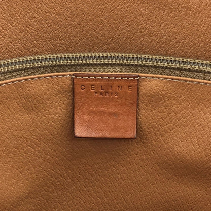 CELINE Macadam Blason Handbag  Totebag Brown Vintage ny5rrc