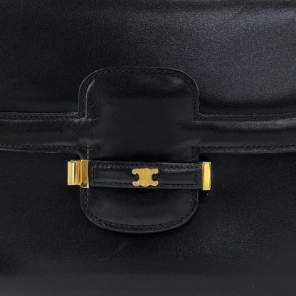 CELINE Blason Shoulder bag Black Vintage ikbdre