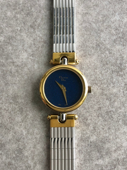 Christian Dior Quartz Watch Silver 3025 Vintage r45j37