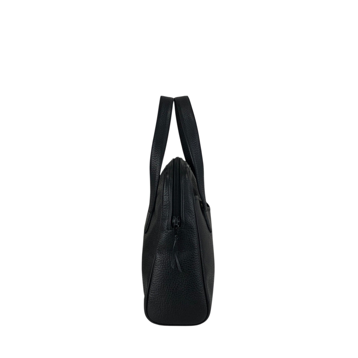 Christian Dior CD Logo Two-way Handbag Shoulder bag Black Vintage 68z4cp