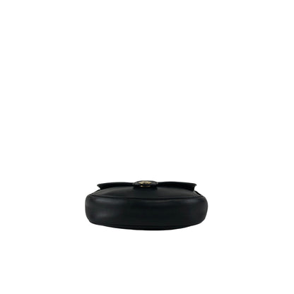 CELINE Triomphe Shoulder bag Black Vintage g3k6b3