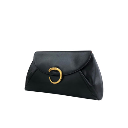 Cartier Clutch bag Black Vintage izesz7