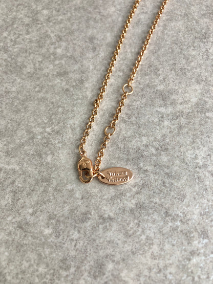 Vivienne Westwood Necklace Gold Vintage k7bady