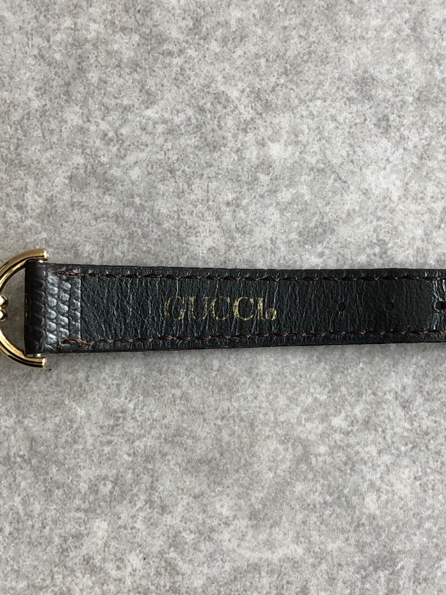 GUCCI Watch Brown Vintage zvytwv